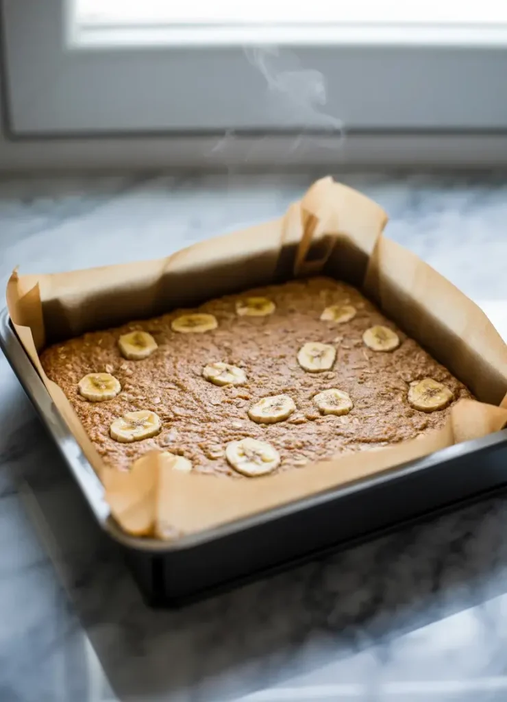 Banana Oatmeal Bars Ready Banana Oatmeal Bars Ready