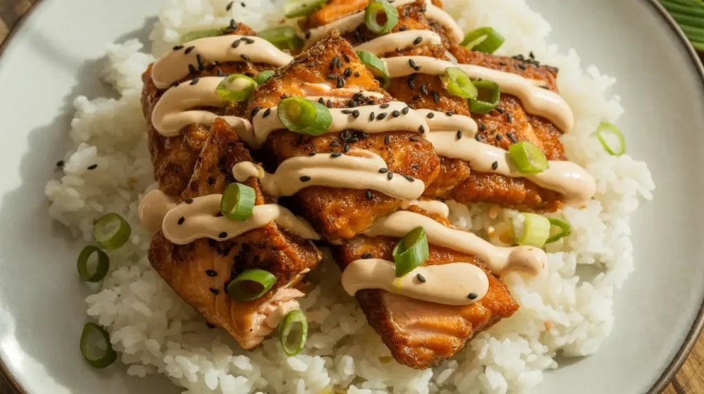 Bang Bang Salmon Bites