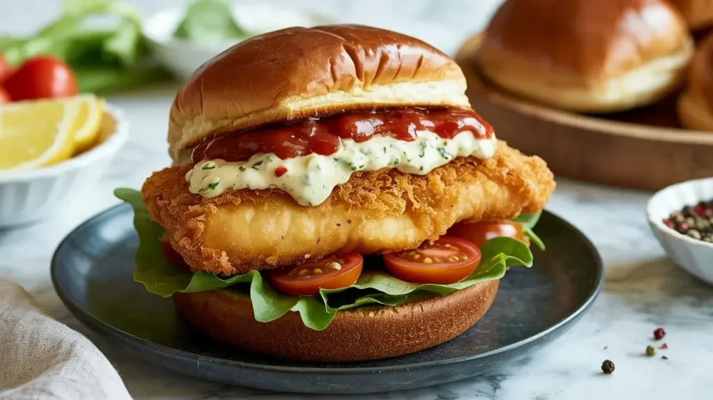 Fried Cod Fish Sandwichs Fried Cod Fish Sandwichs