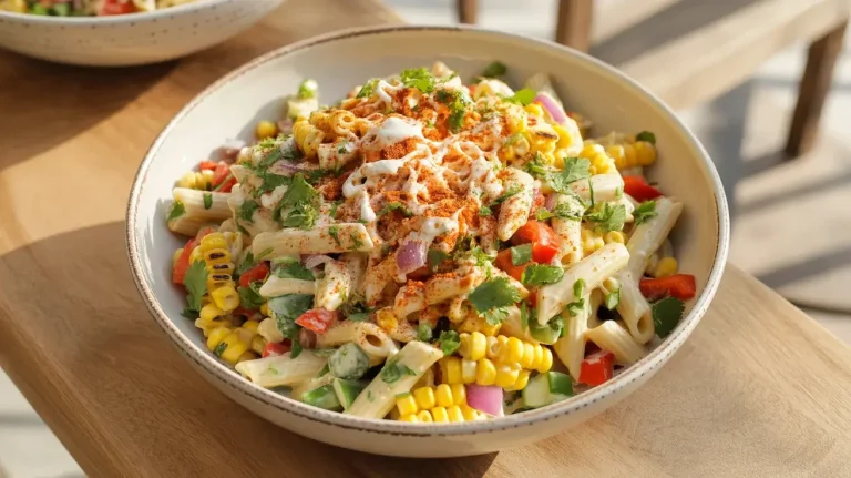 Healthy Street Corn Pasta Salad
