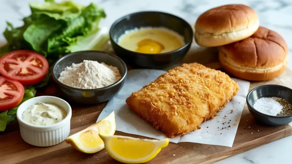 INGREDIENTS IN FRIED COD FISH SANDWICH INGREDIENTS IN FRIED COD FISH SANDWICH