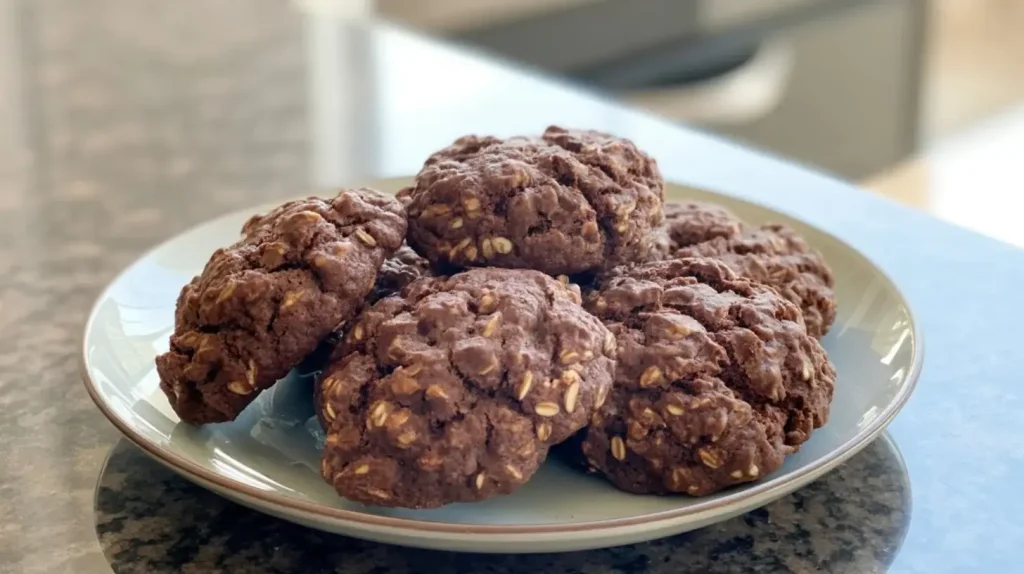 No Bake Chocolate Oatmeal Cookies (1)