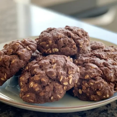 No Bake Chocolate Oatmeal Cookies (1)