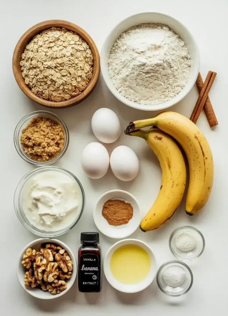 Make it creamy Alfredo Pasta Oatmeal Banana Bread ingredients