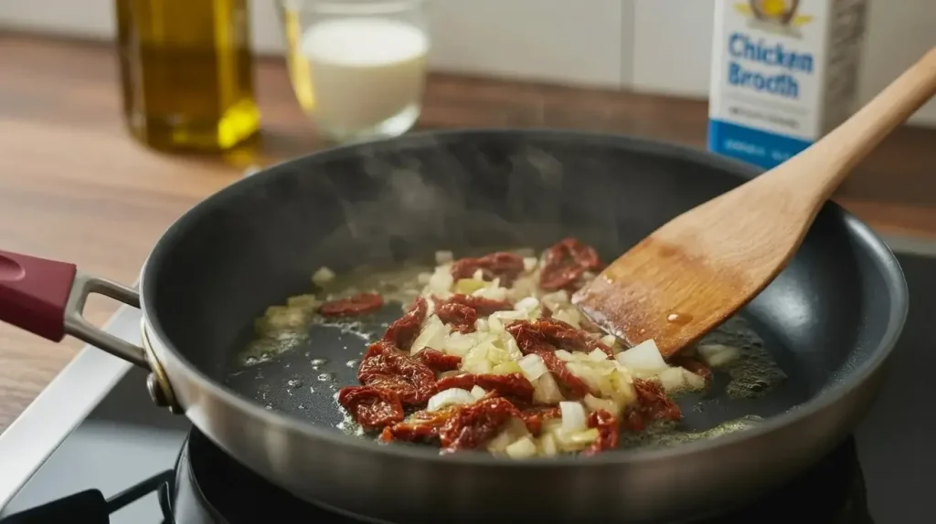Build the Tuscan Sauce Build the Tuscan Sauce