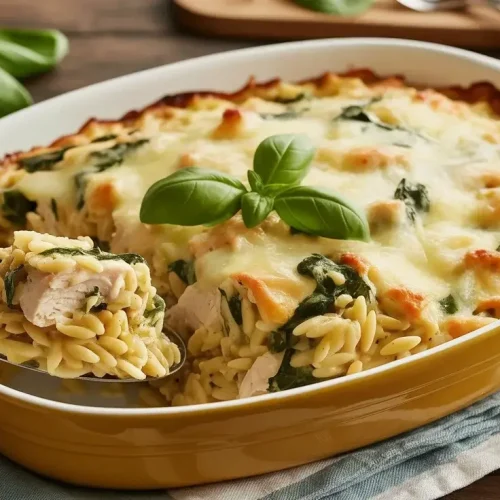 Chicken Orzo Bake