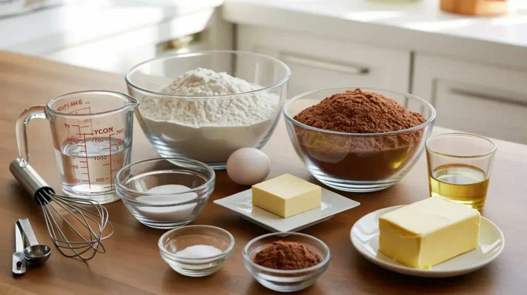 Ingredients for Marble Rye Bread Ingredients for Marble Rye Bread