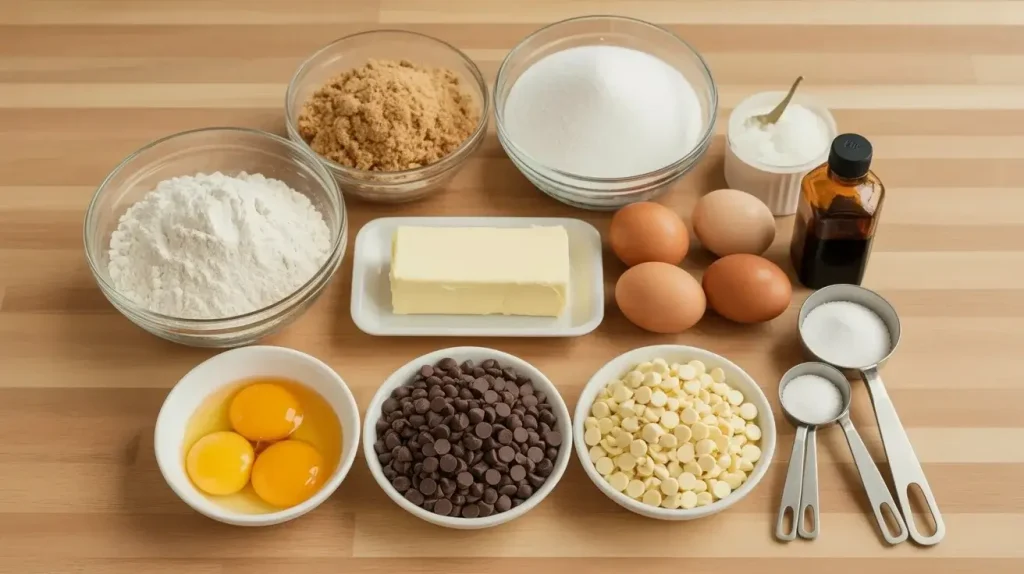 Ingredients of rice krispie chocolate chip cookies Ingredients of rice krispie chocolate chip cookies