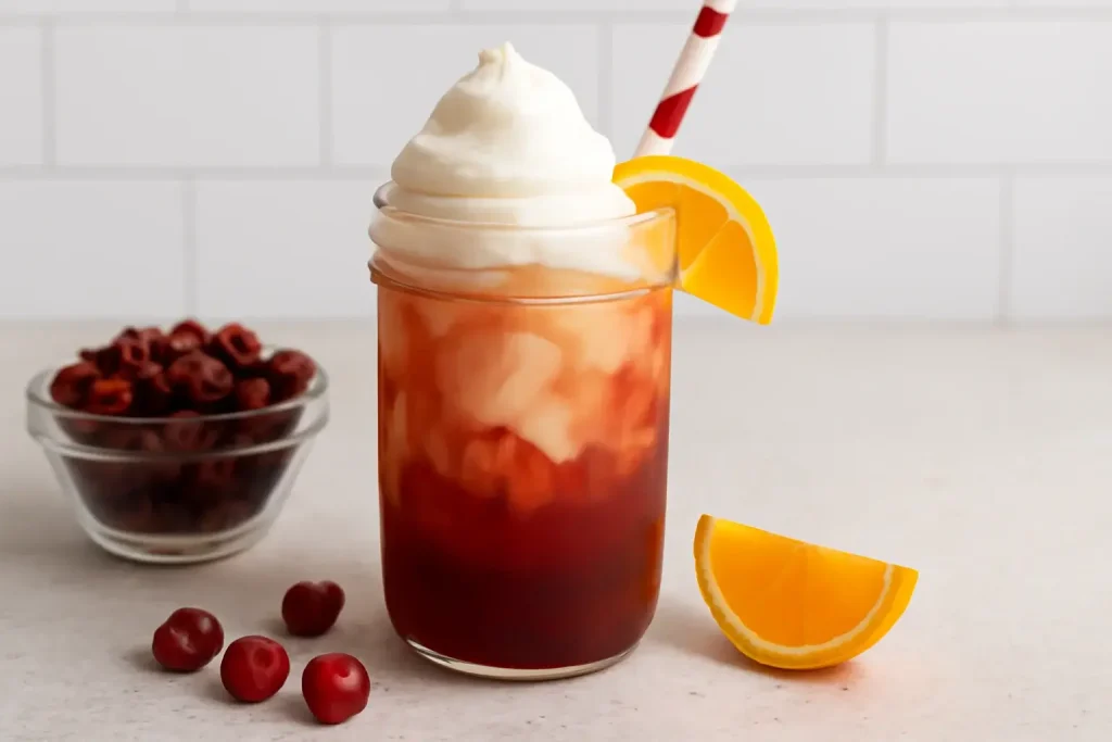 Peach Ginger Dirty Soda Peach Ginger Dirty Soda