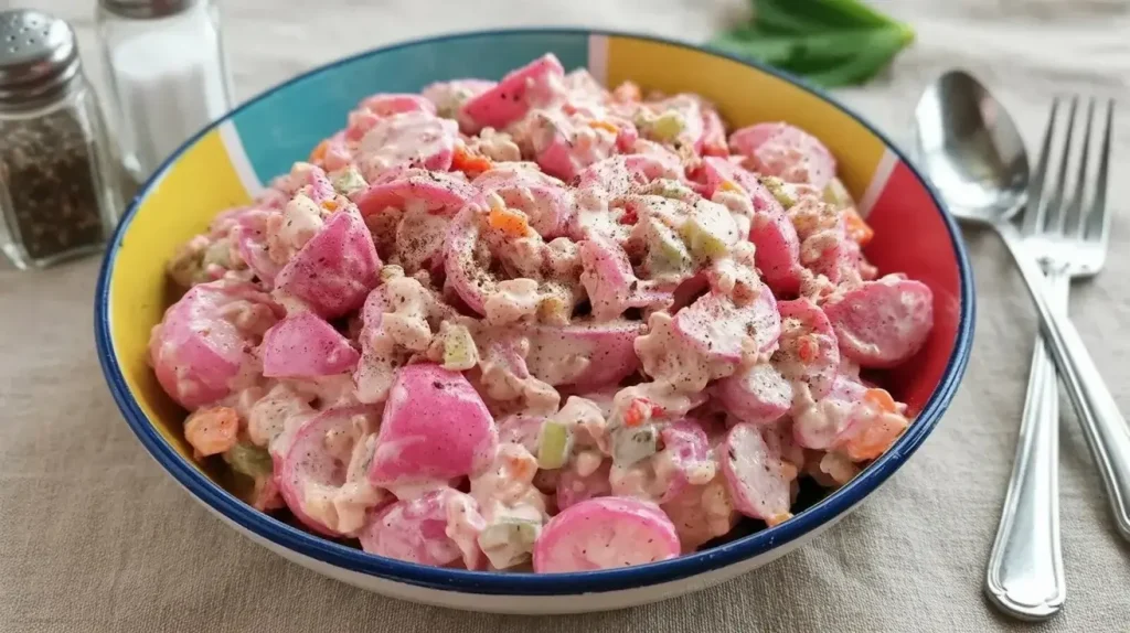 Pink Potato Salad Pink Potato Salad