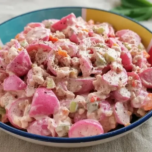 Pink Potato Salad