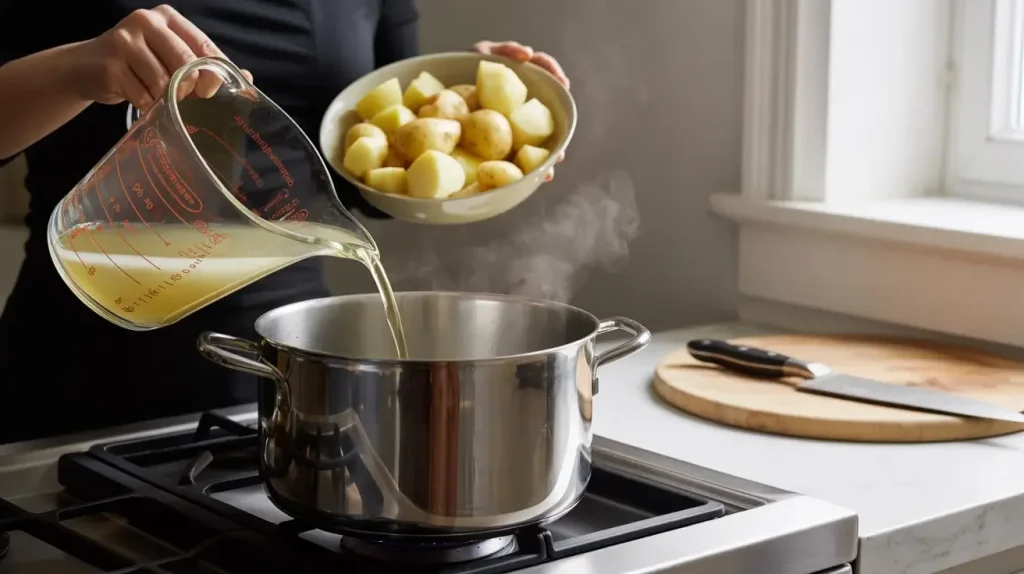 Potatoes and Stock Potatoes and Stock