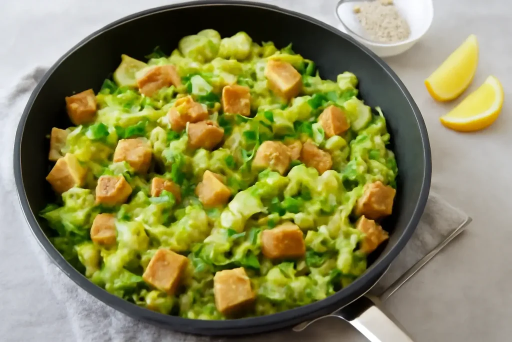 Savoy Cabbage Stir-Fry with Tofu Savoy Cabbage Stir-Fry with Tofu