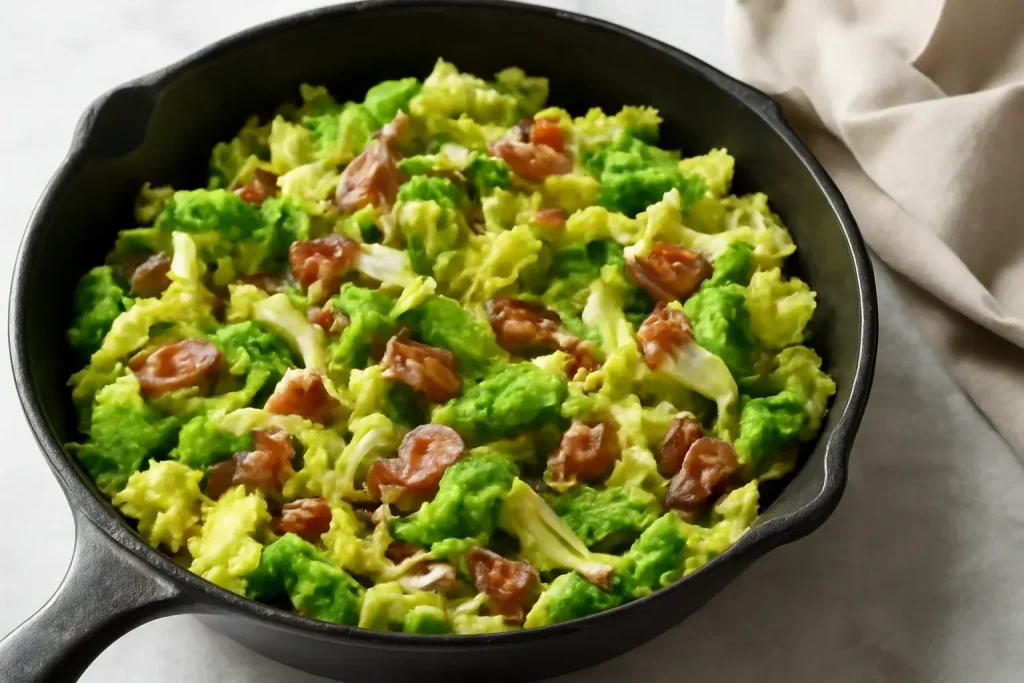 Savoy Cabbage with Bacon and Onion Savoy Cabbage with Bacon and Onion