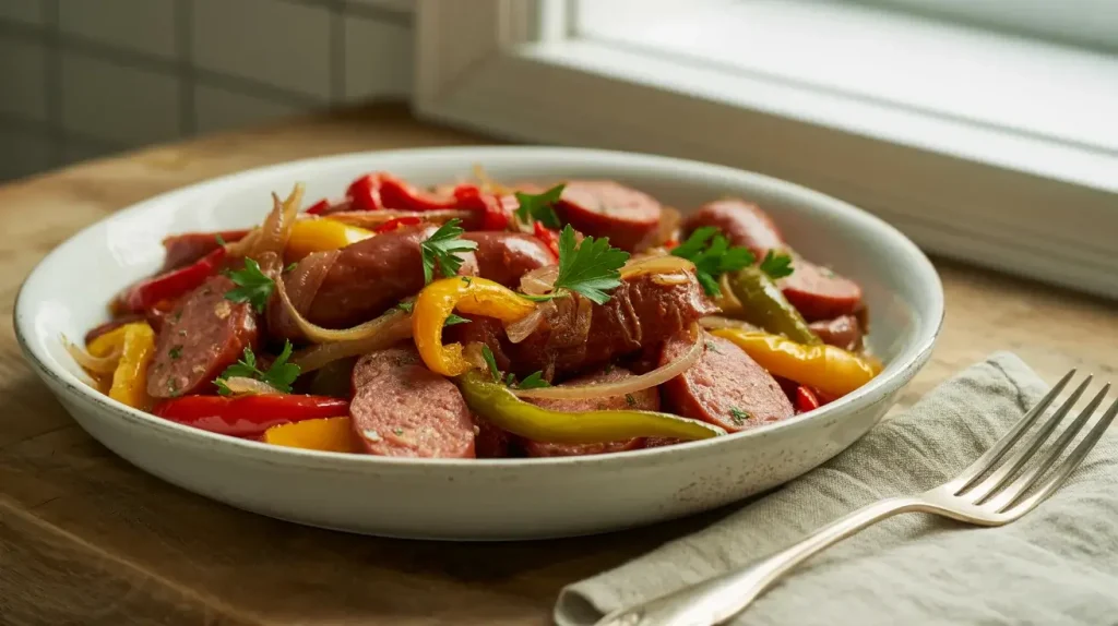 Serve Roasted Sausage and Peppers Serve Roasted Sausage and Peppers