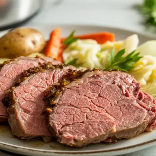 slow cooker corned silverside